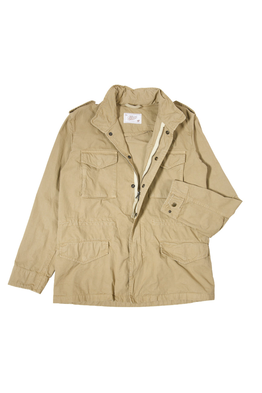 Field Jacket Sand 100% Cotone Gabardina