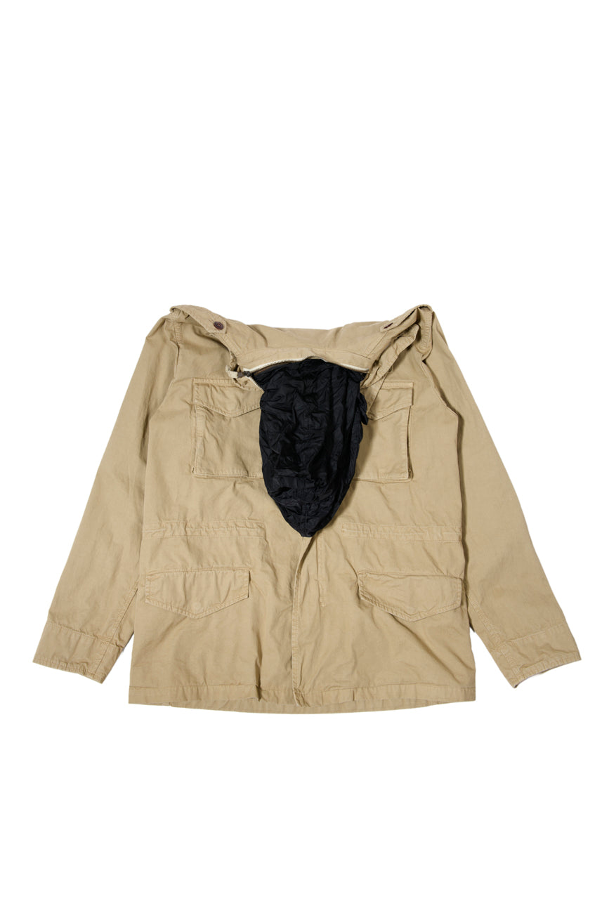 Field Jacket Sand 100% Cotone Gabardina
