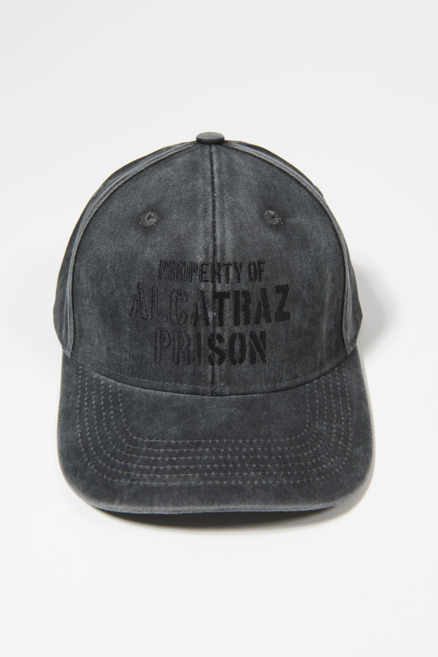 STONE WASHED CAP Dark Grey