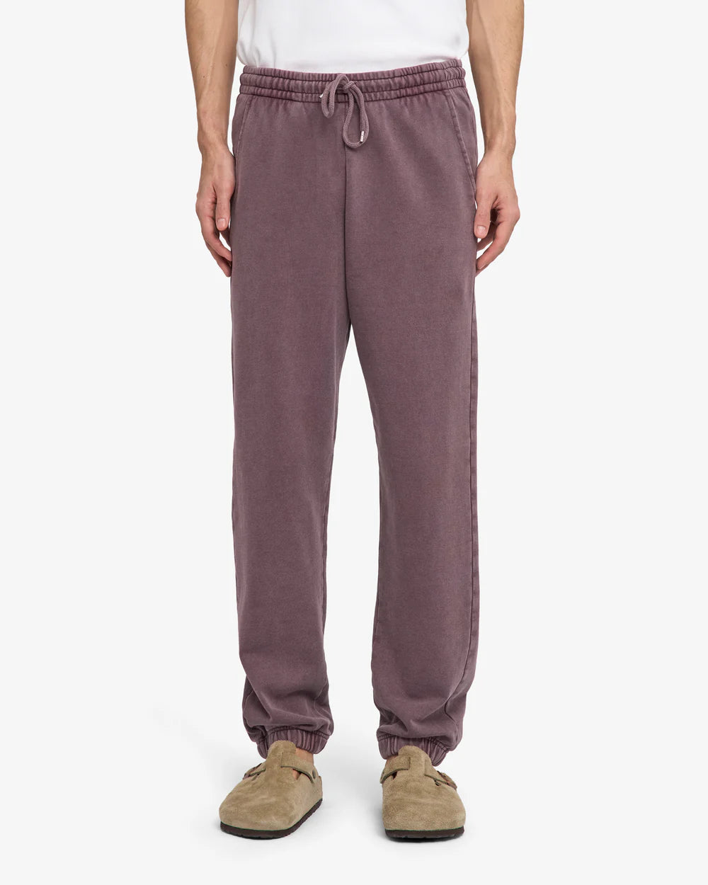 Organic Sweatpants Faded Grape