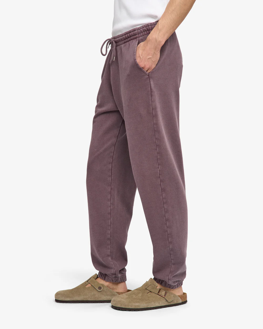 Organic Sweatpants Faded Grape