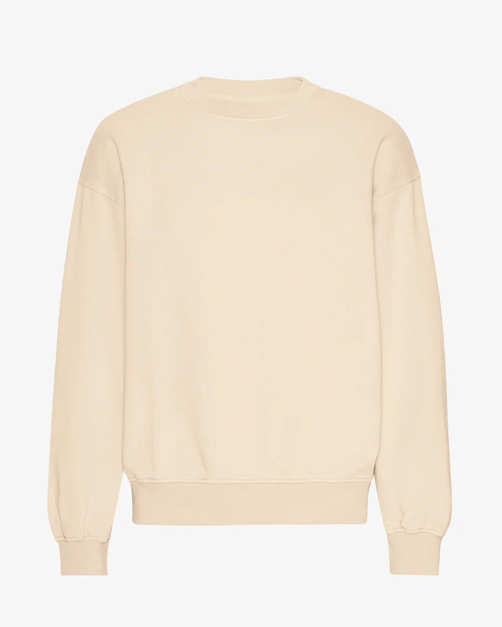 Organic Oversized Crew Ivory White