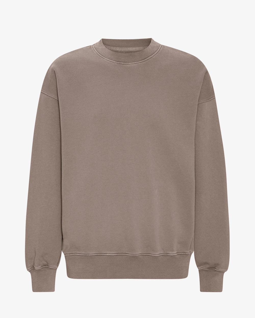 Organic Oversized Crew Faded Khaki