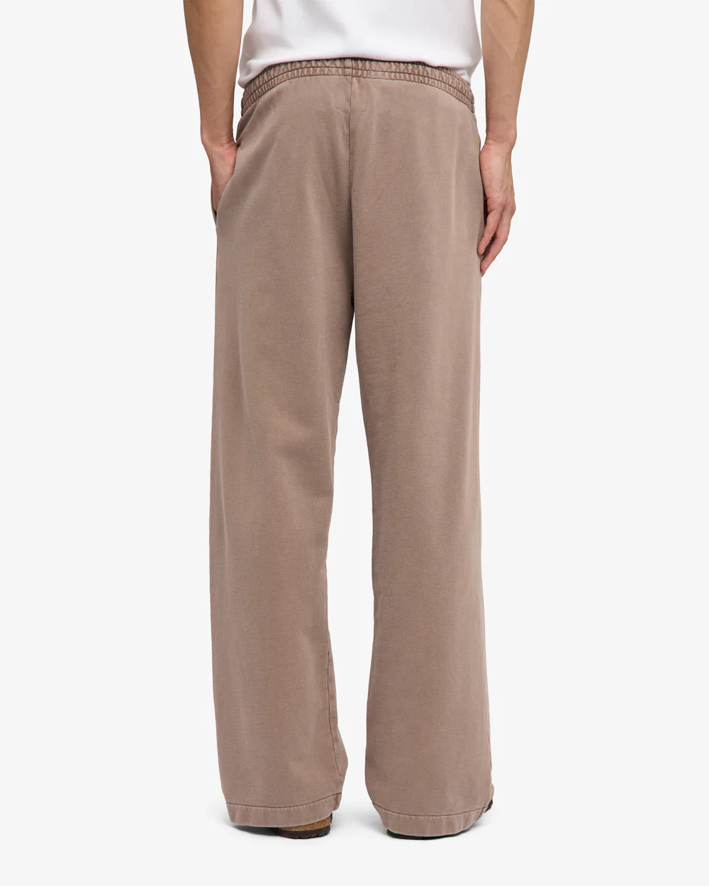 Organic Straight Leg Sweatpants Faded Khaki