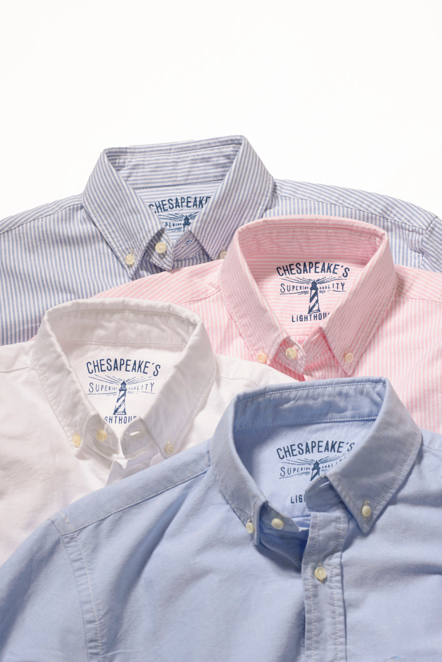 Camicia Oxford Cornell Cielo Bacchettato