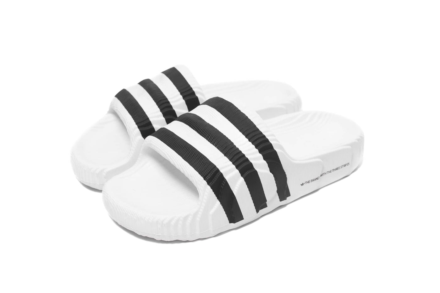 Adidad Adilette White/Black