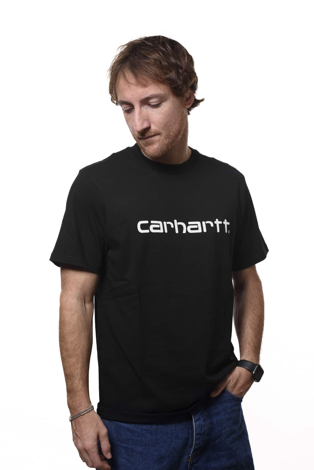 T-Shirt Carhartt logo black