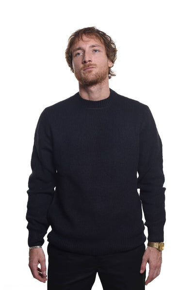 Maglione Girocollo Blue Navy Seinse