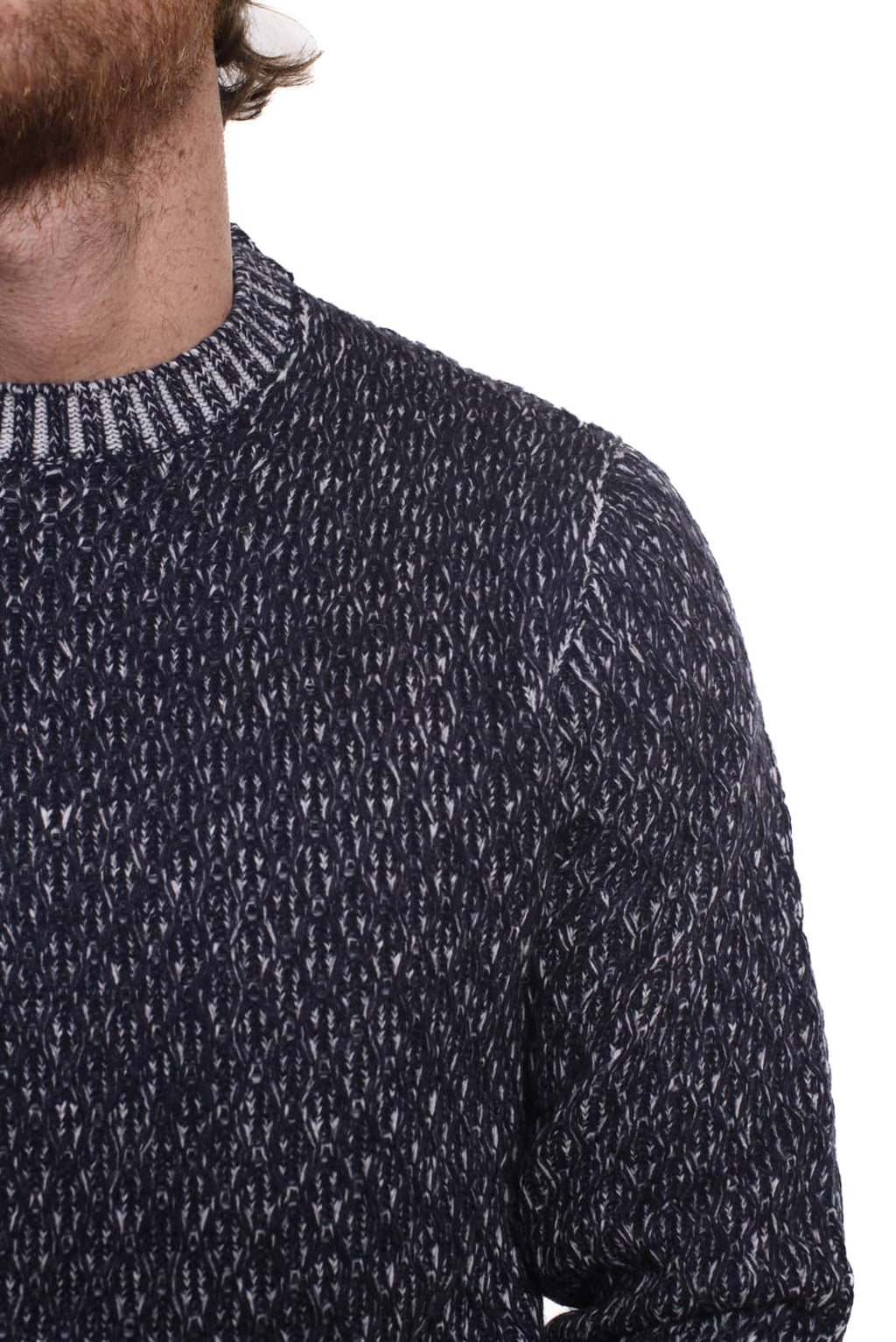 Maglione Girocollo Nido D’ape Vanisé Blue