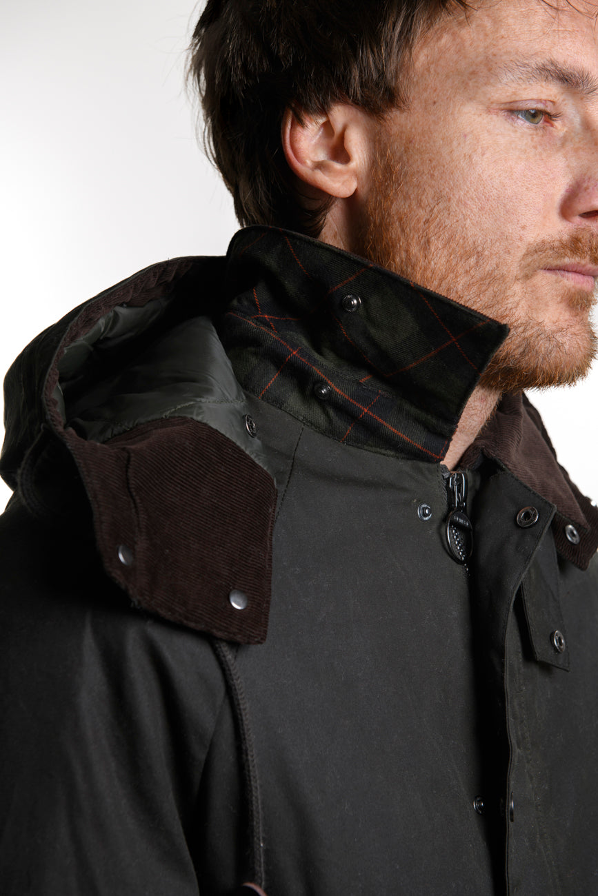 Giacca Simil Barbour Cappuccio