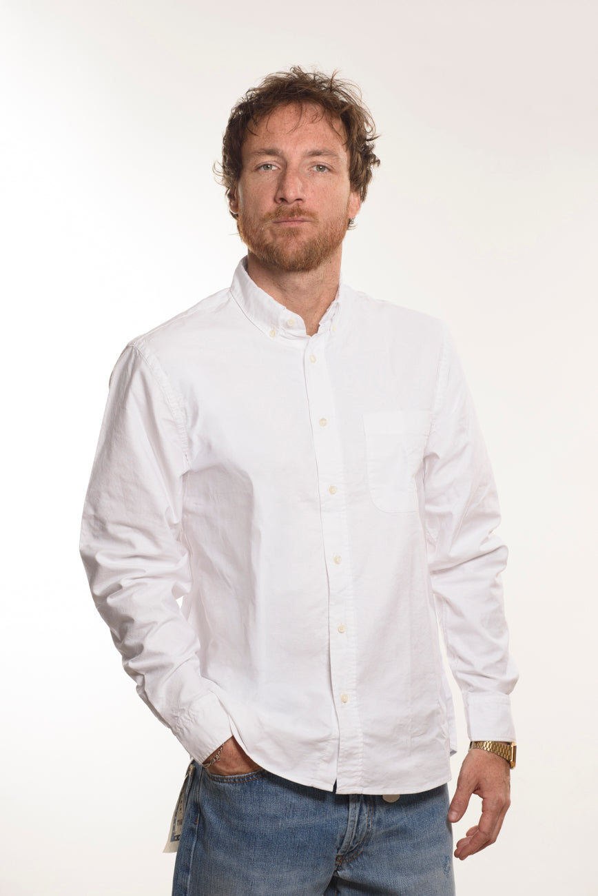 Camicia Oxford Cornell Bianco