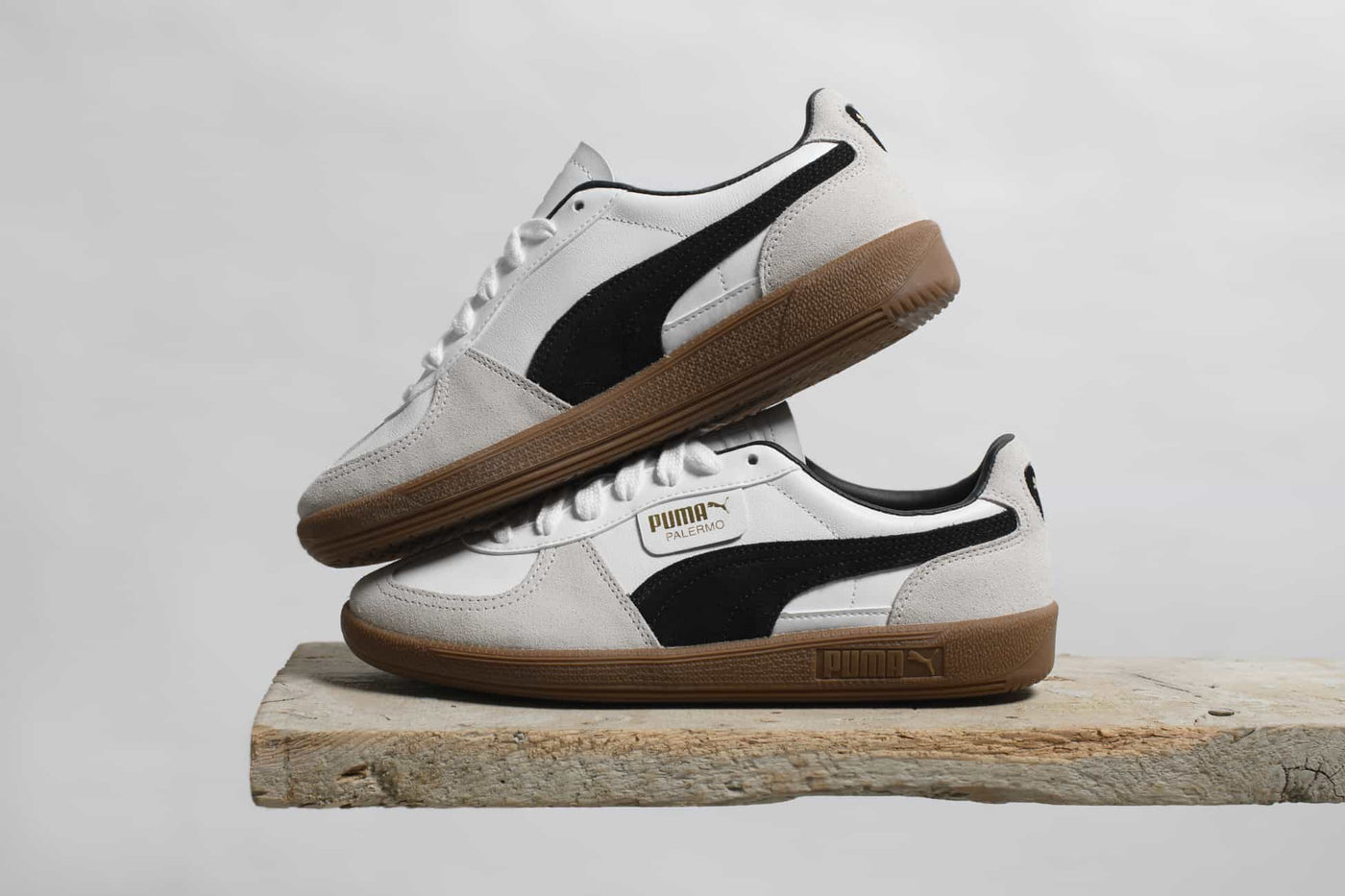 PUMA PALERMO LTH white vapor gray gum