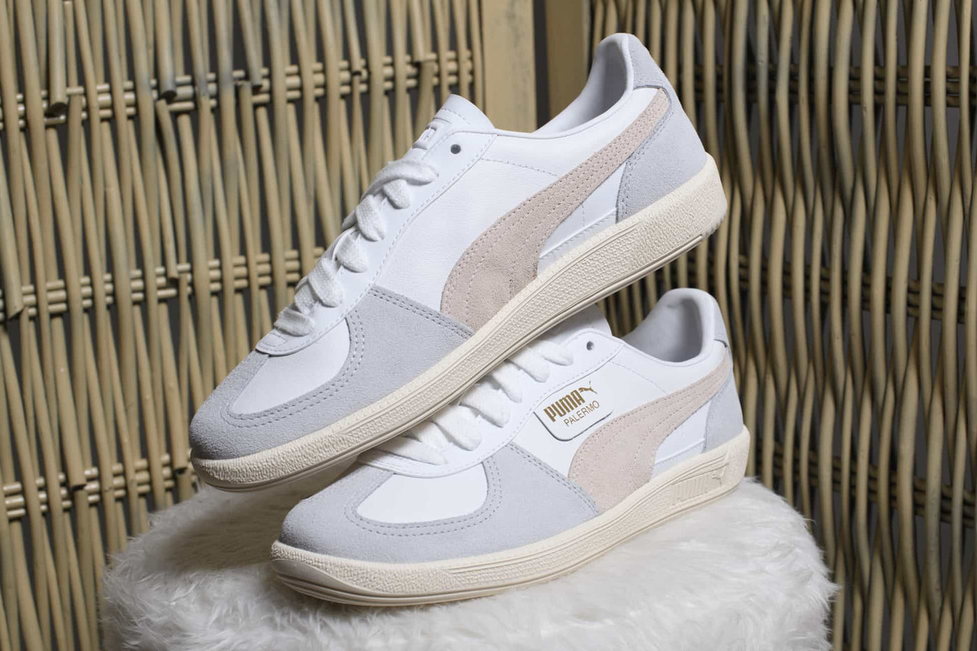 PUMA PALERMO LTH white rosebay