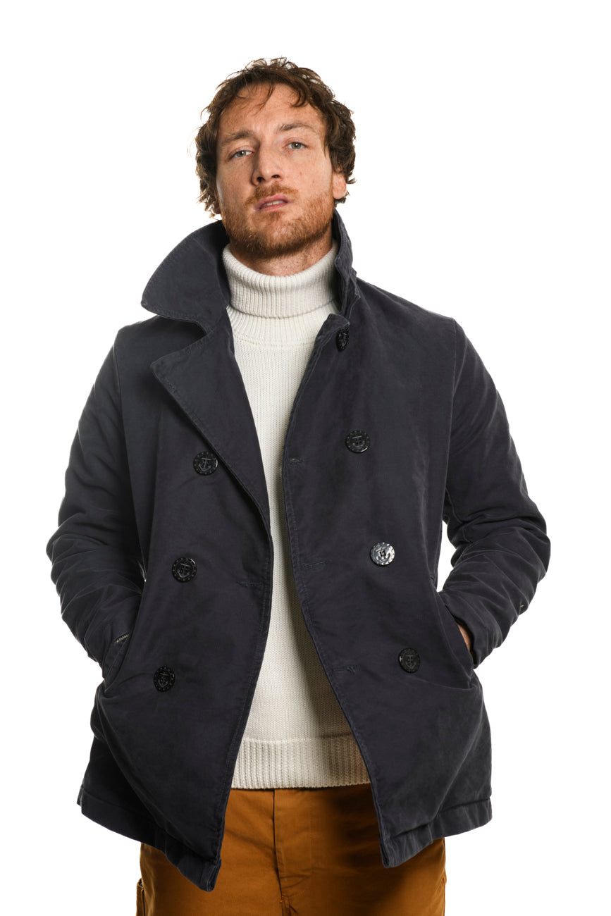 Jacket Peacot Navy Jungle Cloth