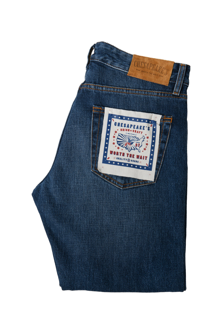 Pant Denim Selvedge Ridgway Stone Wash
