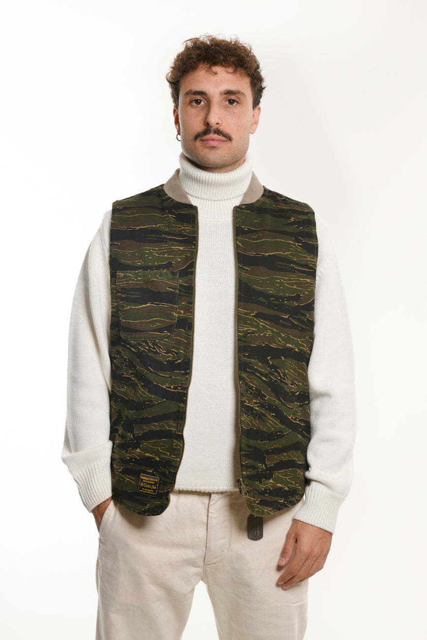 Onion Cotton Vest Seawolf Tiger Stripe Double