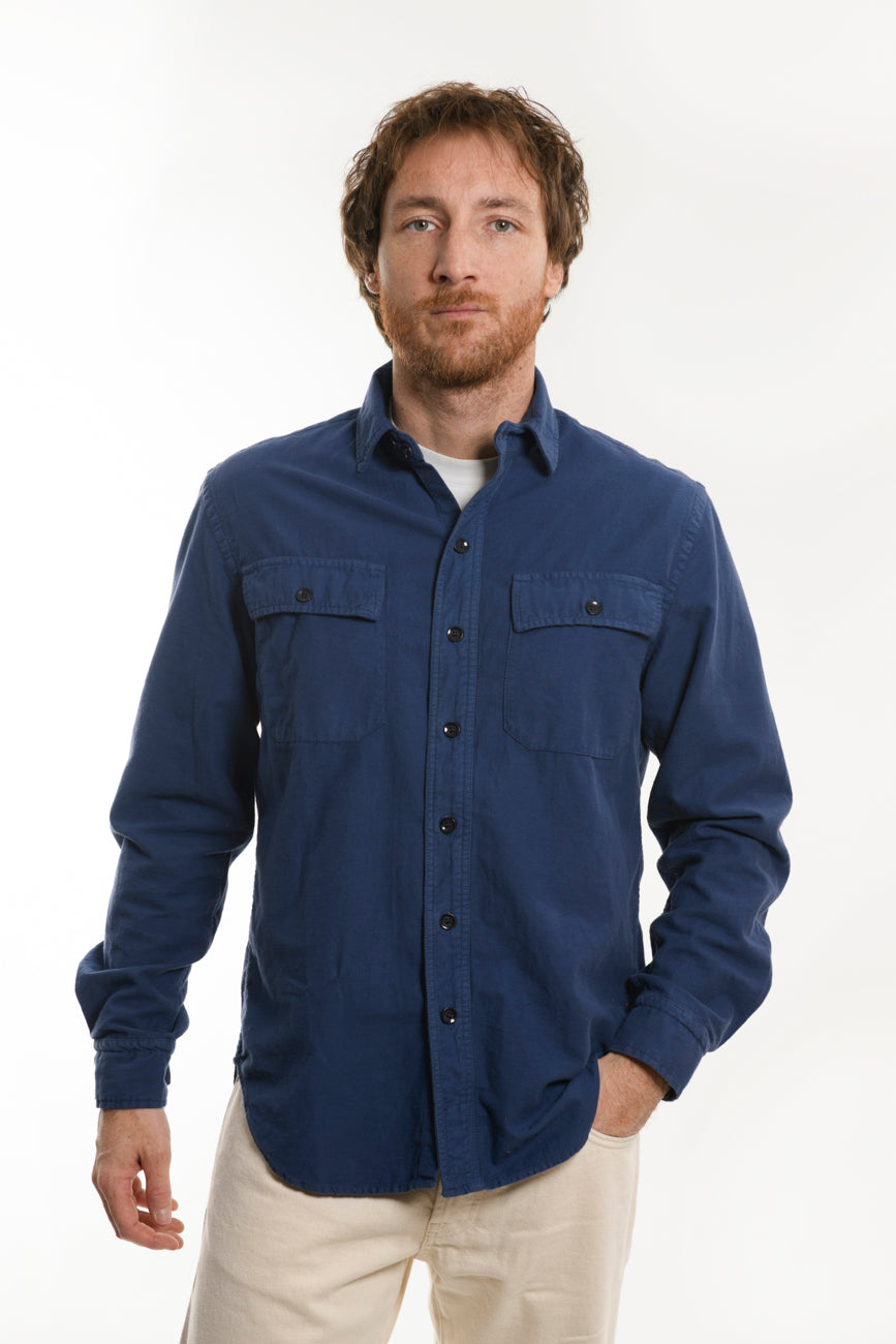 Utility Chamois Shirt Bean Indaco