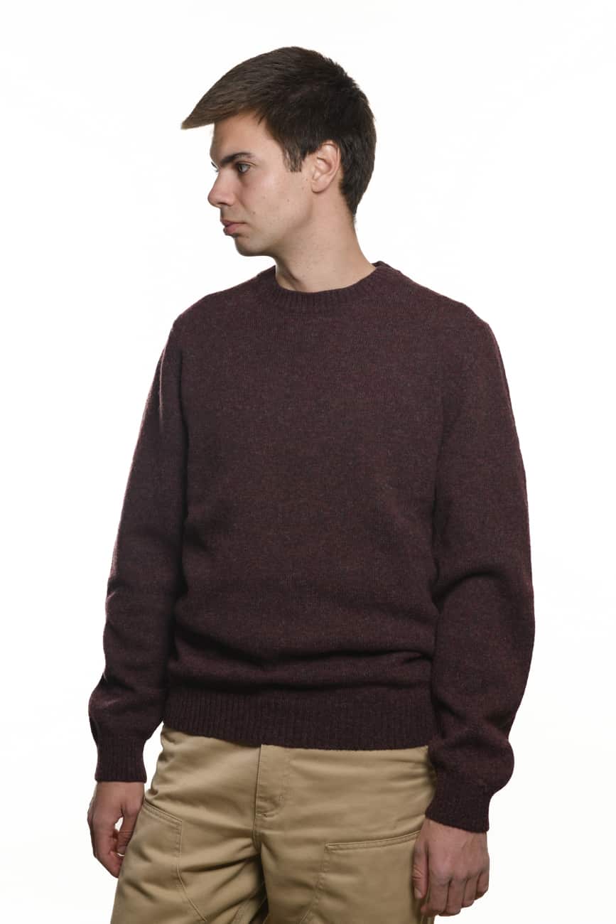 Girocollo SHETLAND Burgundy