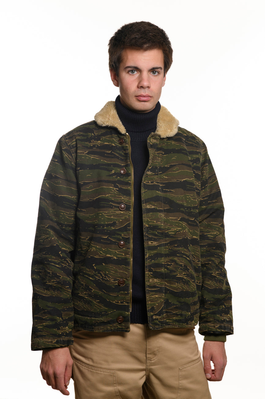 Deck Jacket Canvas Wilson Tiger Stripe