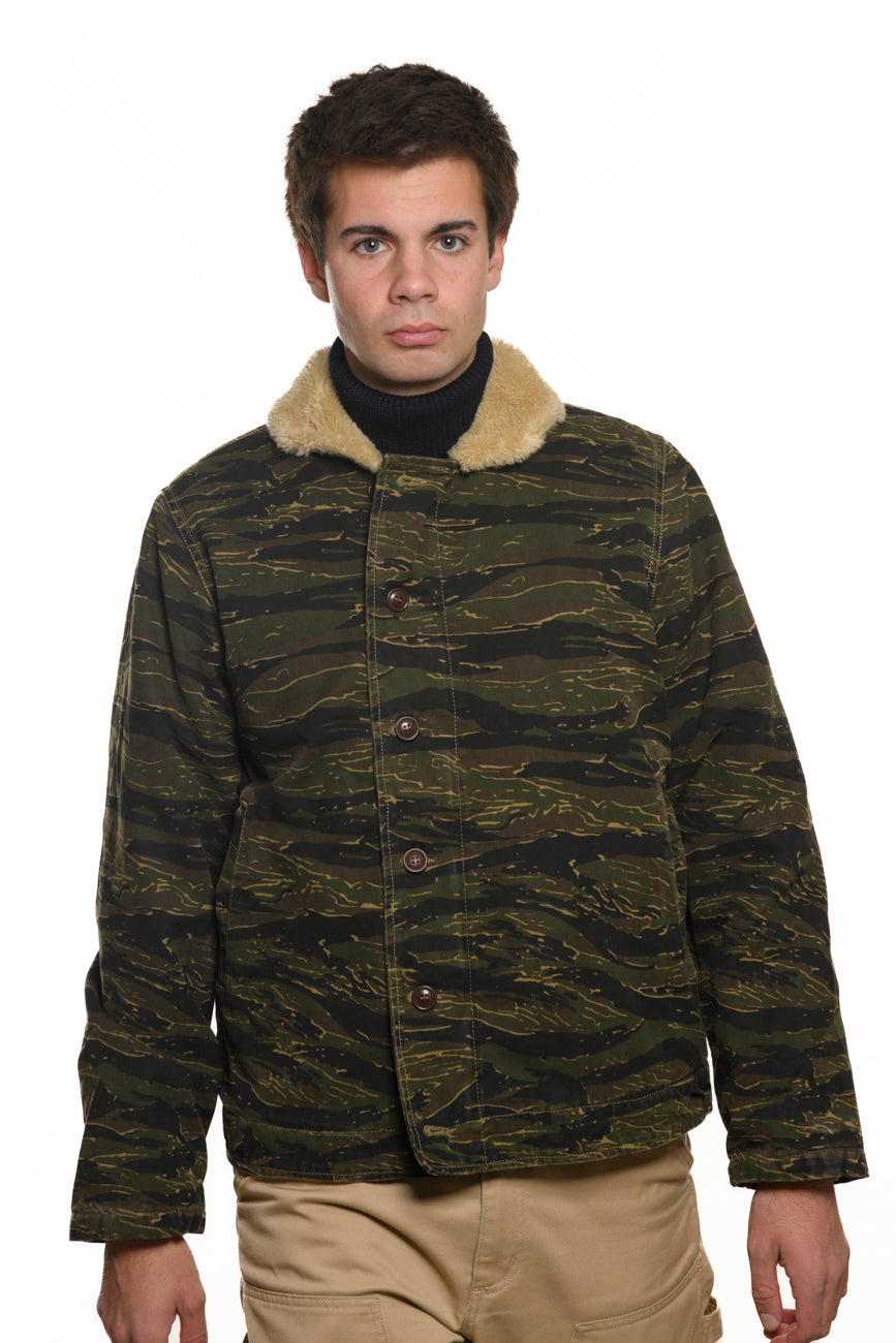 Deck Jacket Canvas Wilson Tiger Stripe