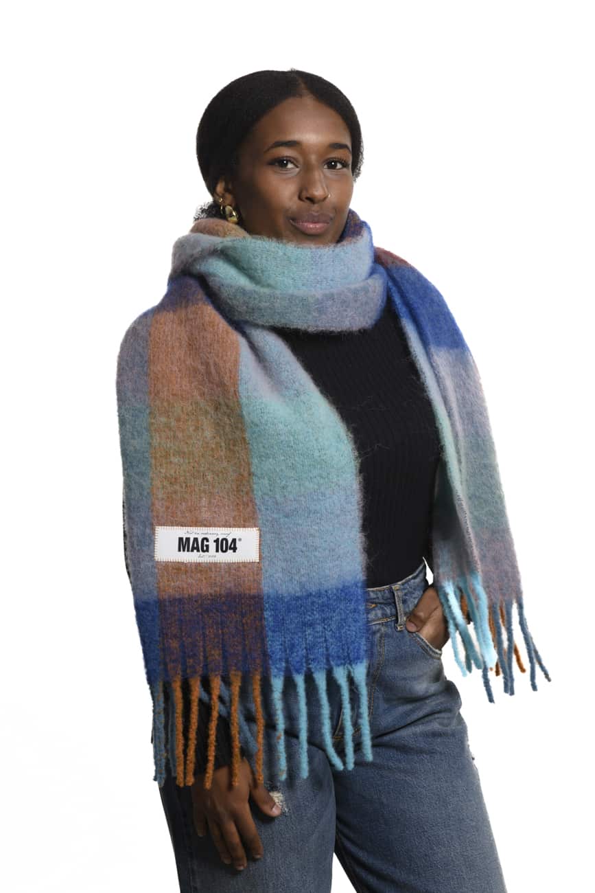 Sciarpa Turquoise Orange