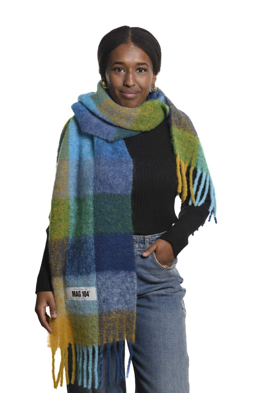 Sciarpa Blue Mustard