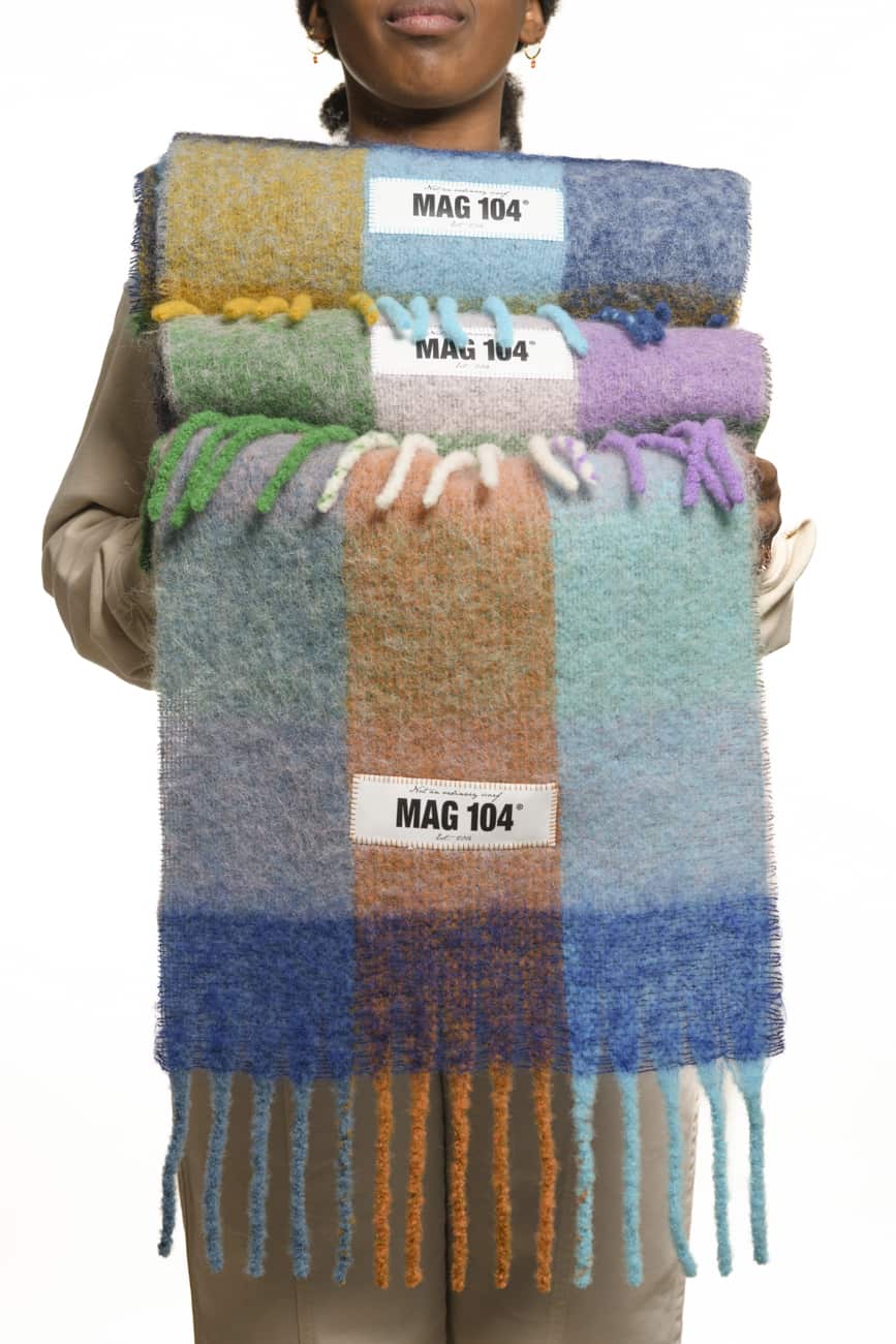 Sciarpa Turquoise Orange