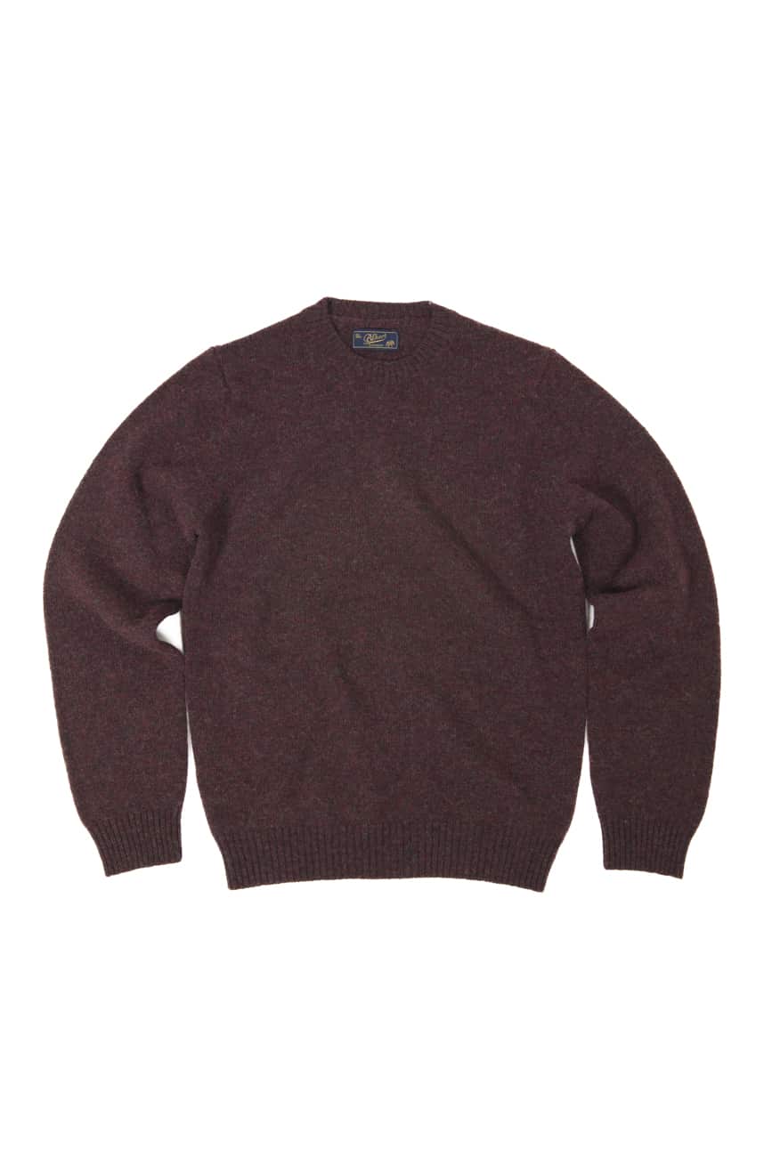 Girocollo SHETLAND Burgundy