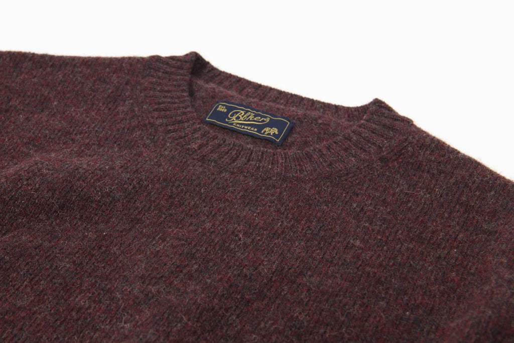 Girocollo SHETLAND Burgundy
