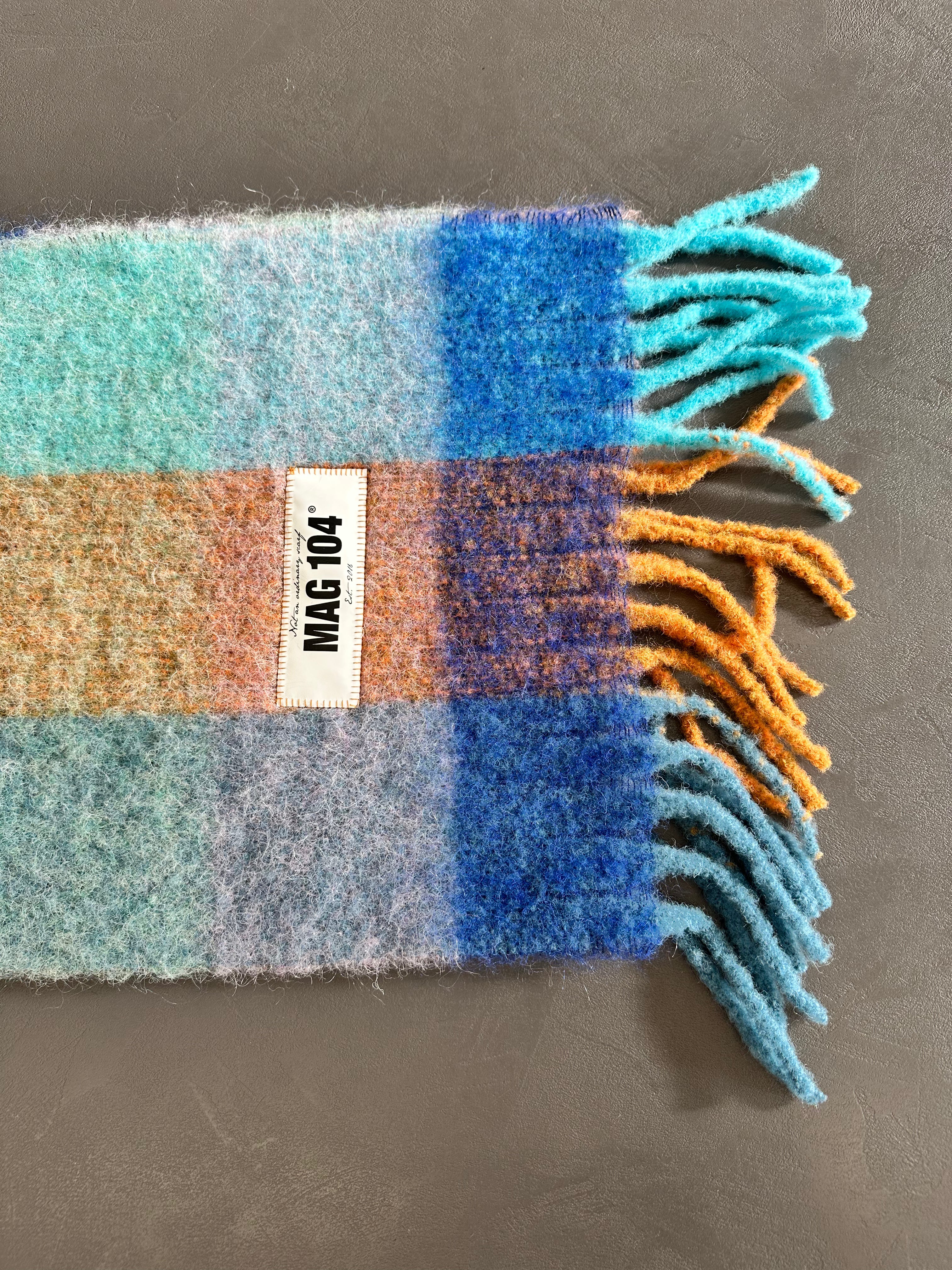 Sciarpa Turquoise Orange