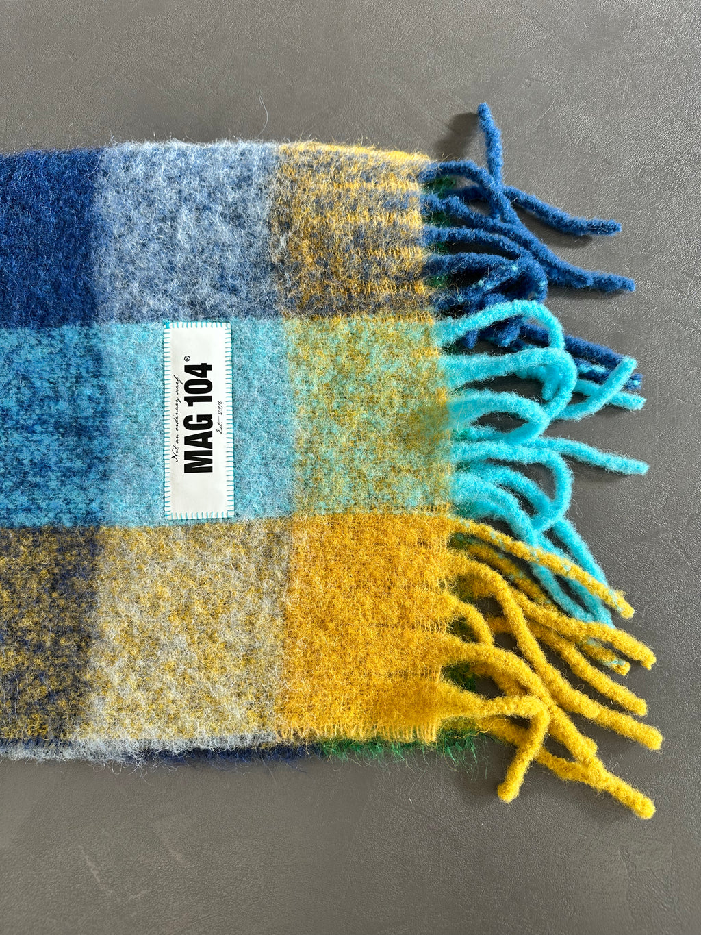 Sciarpa Blue Mustard