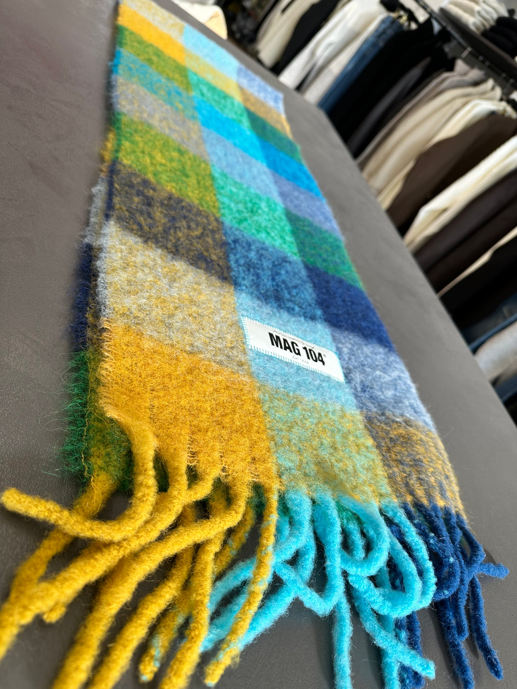 Sciarpa Blue Mustard