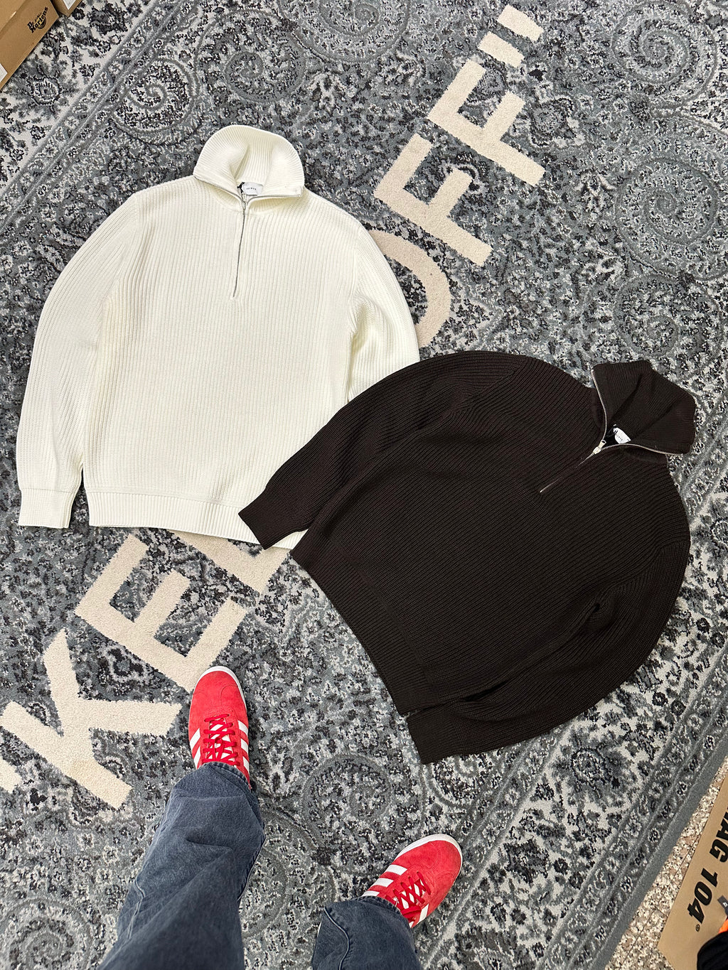 Lupetto Zip 30% Wool Panna