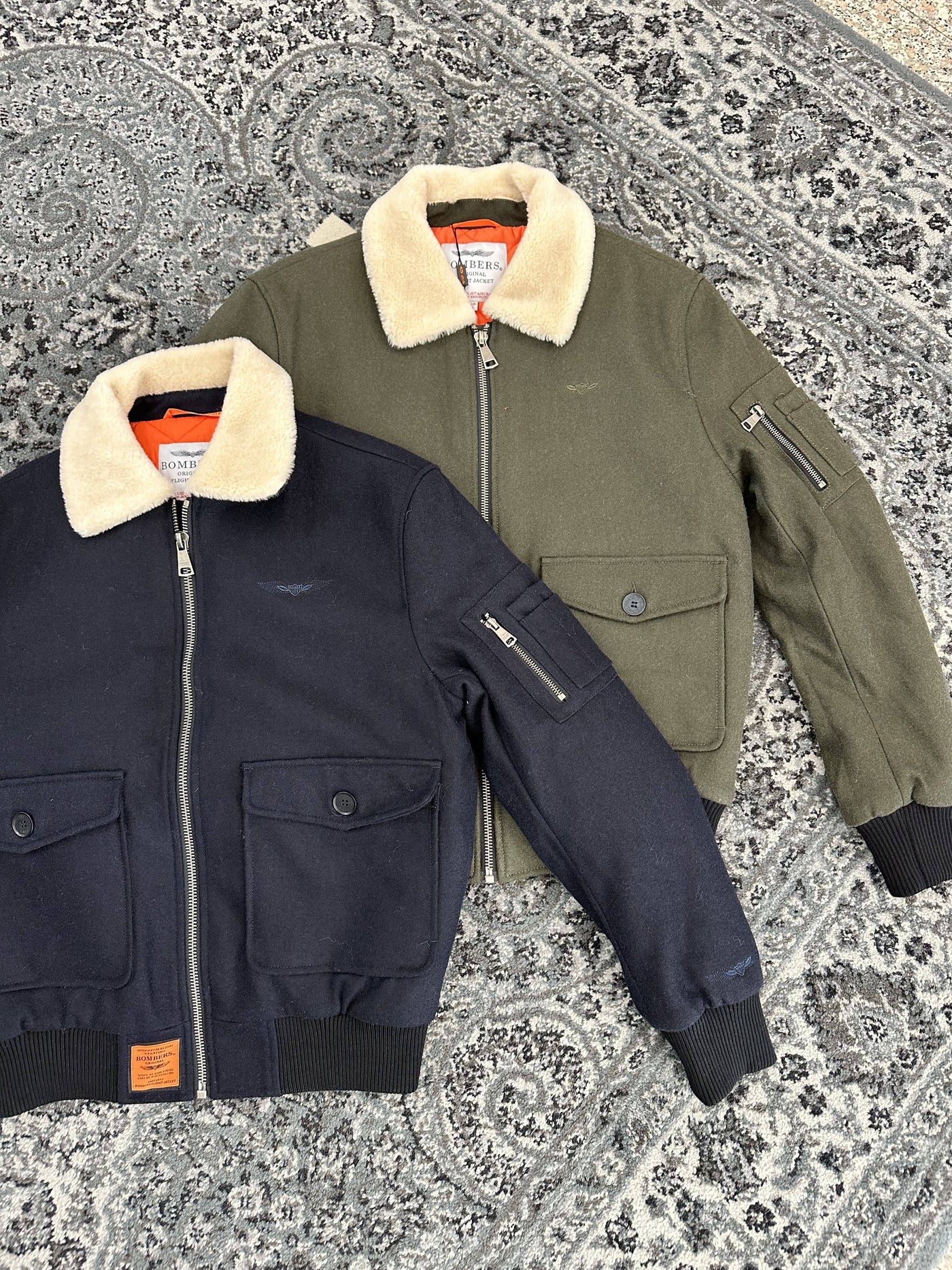 BOMBERS AVIATOR navy