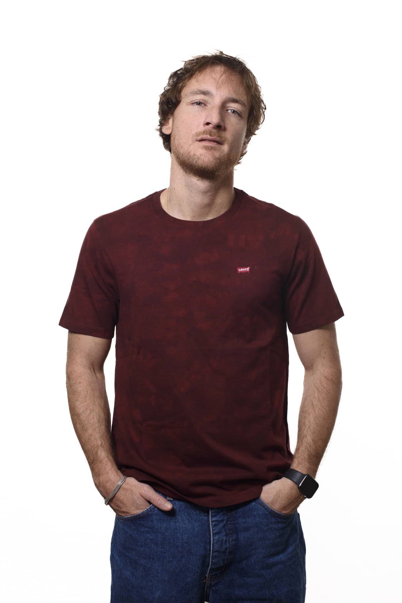 Levi's Tee tie die red