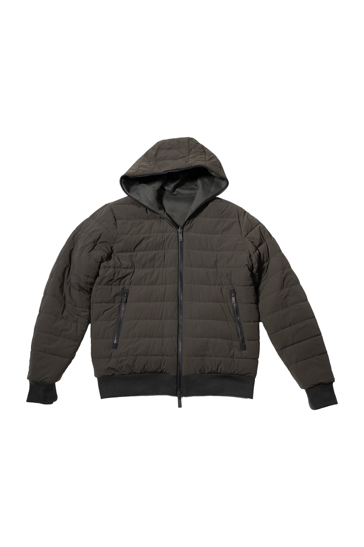 Piumino Reversibile Tricotech Verde
