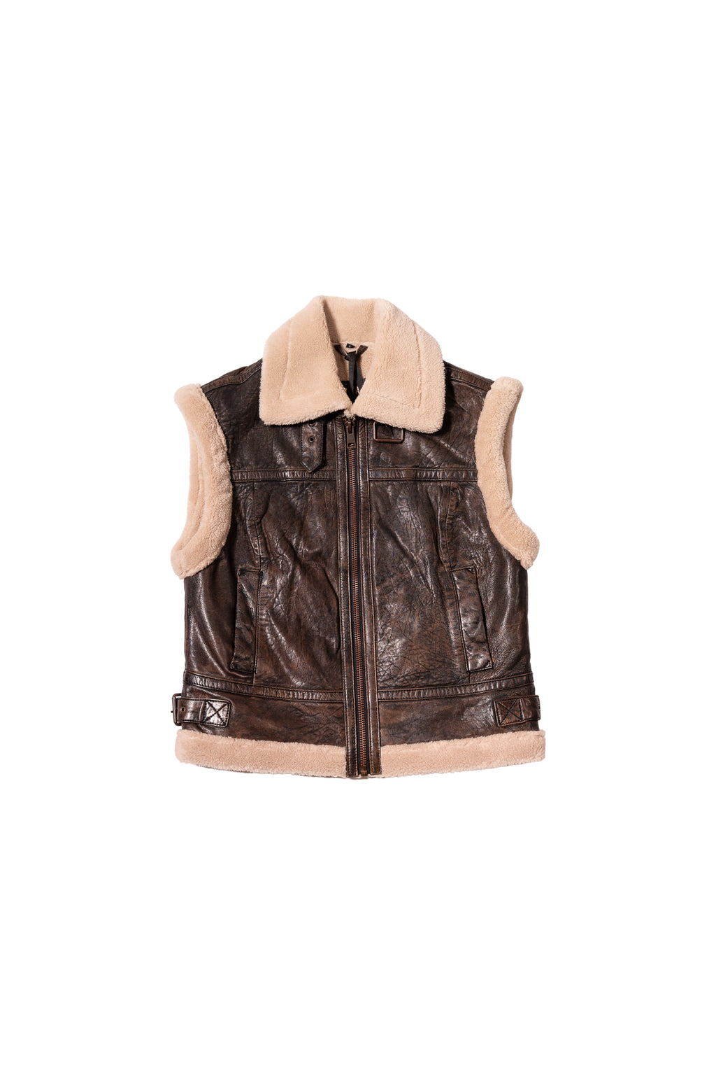 Gilet in Pelle Pelo Ecologico