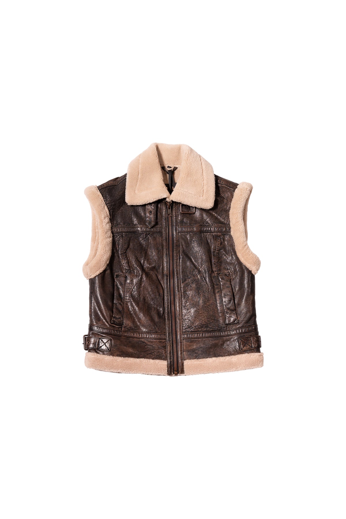 Gilet in Pelle Pelo Ecologico