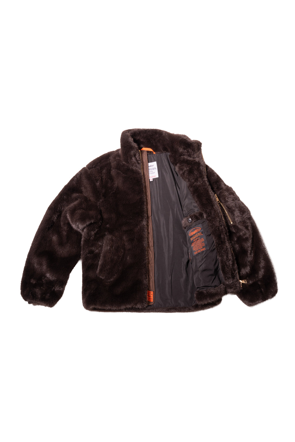 Ecopelliccia Bomber Brown