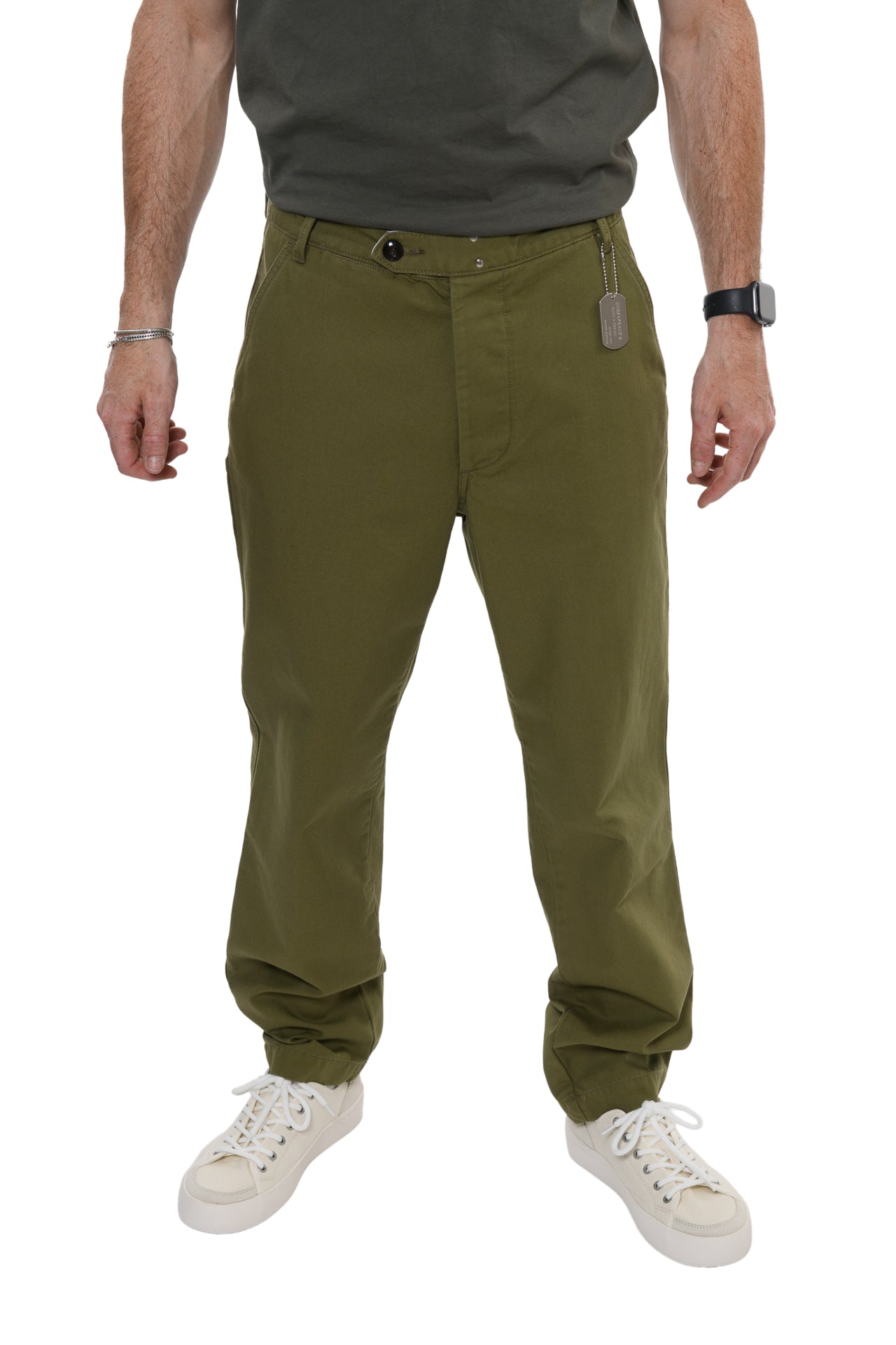 Work Pant Micro Canvas Verde