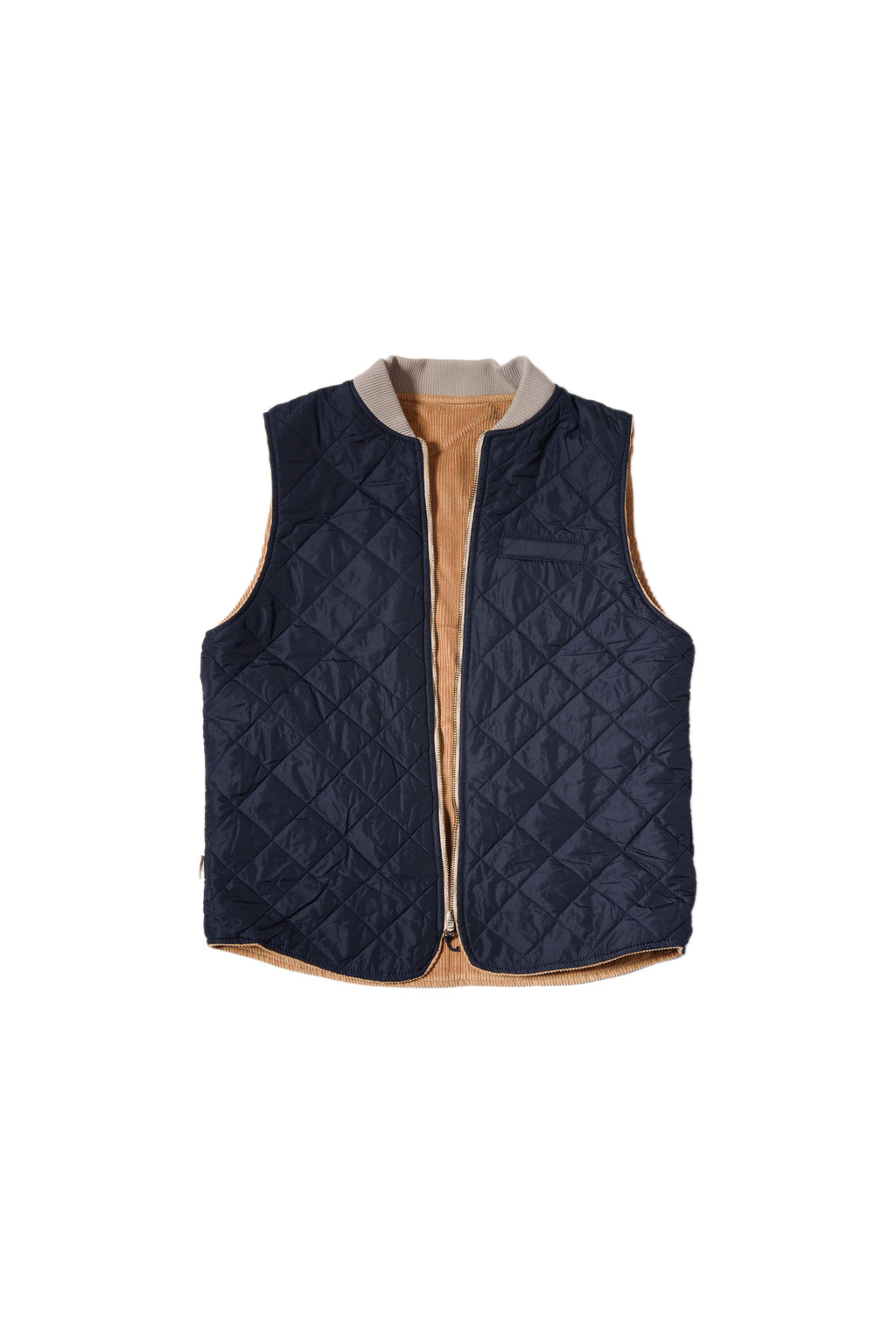 Gilet Velluto Reversibile