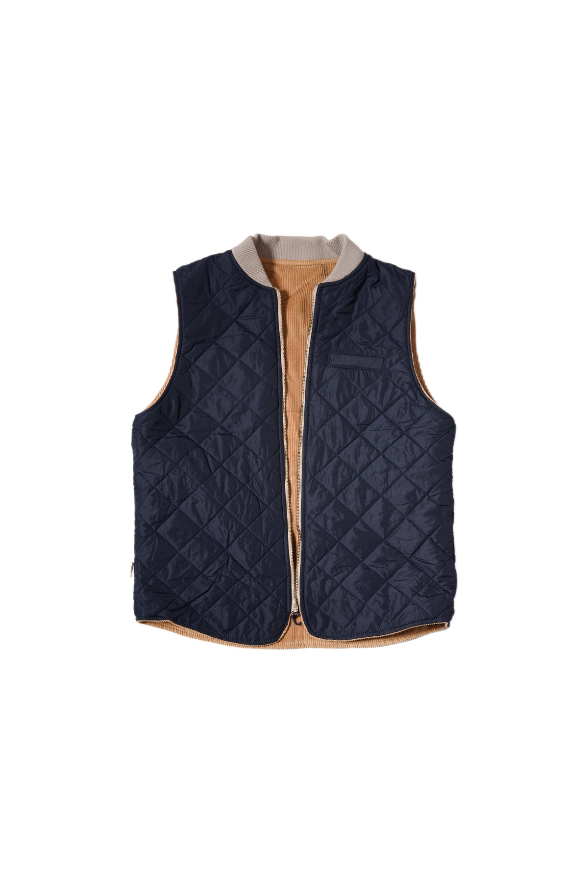 Gilet Velluto Reversibile