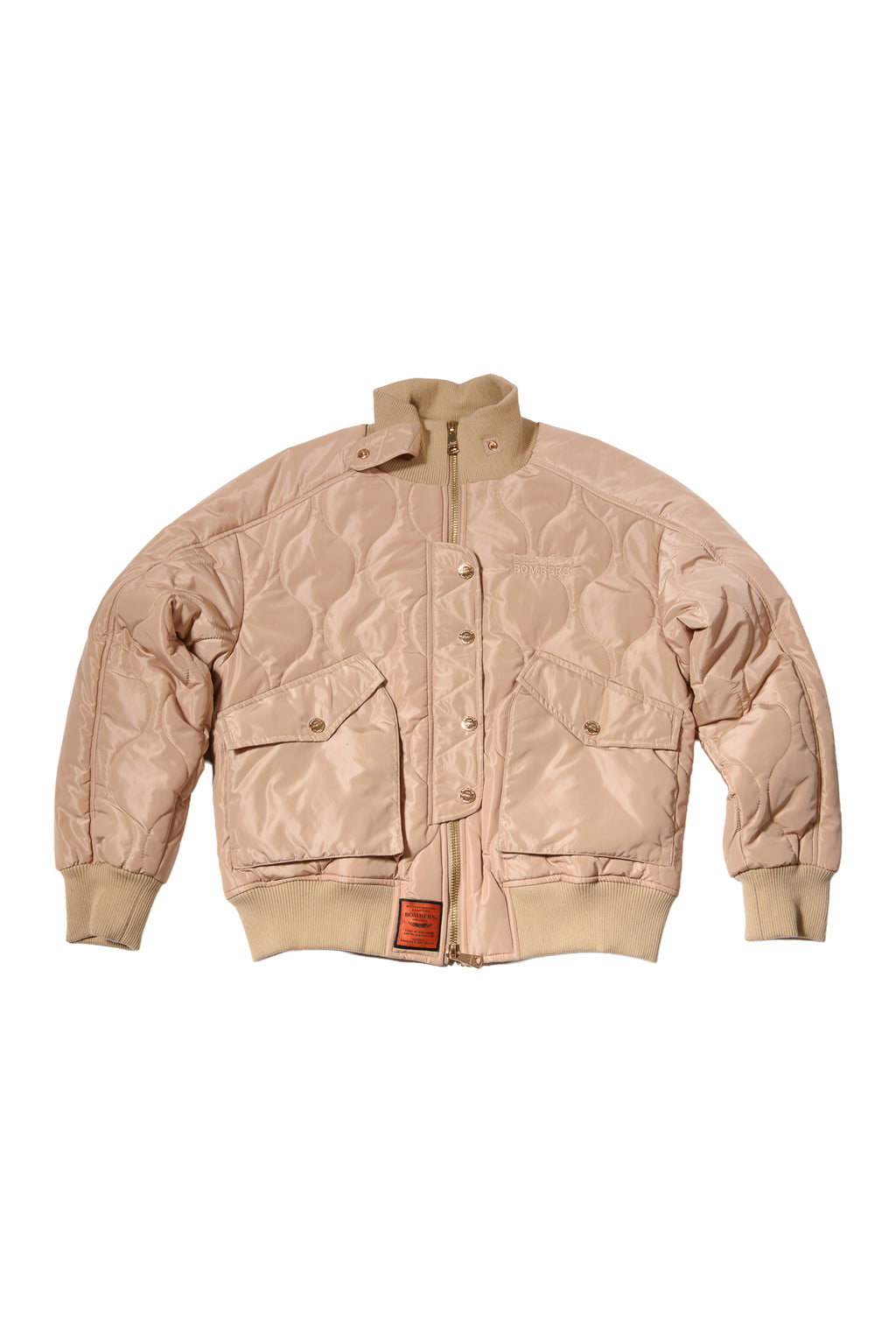 Bomber Oversize Trapuntato Beige