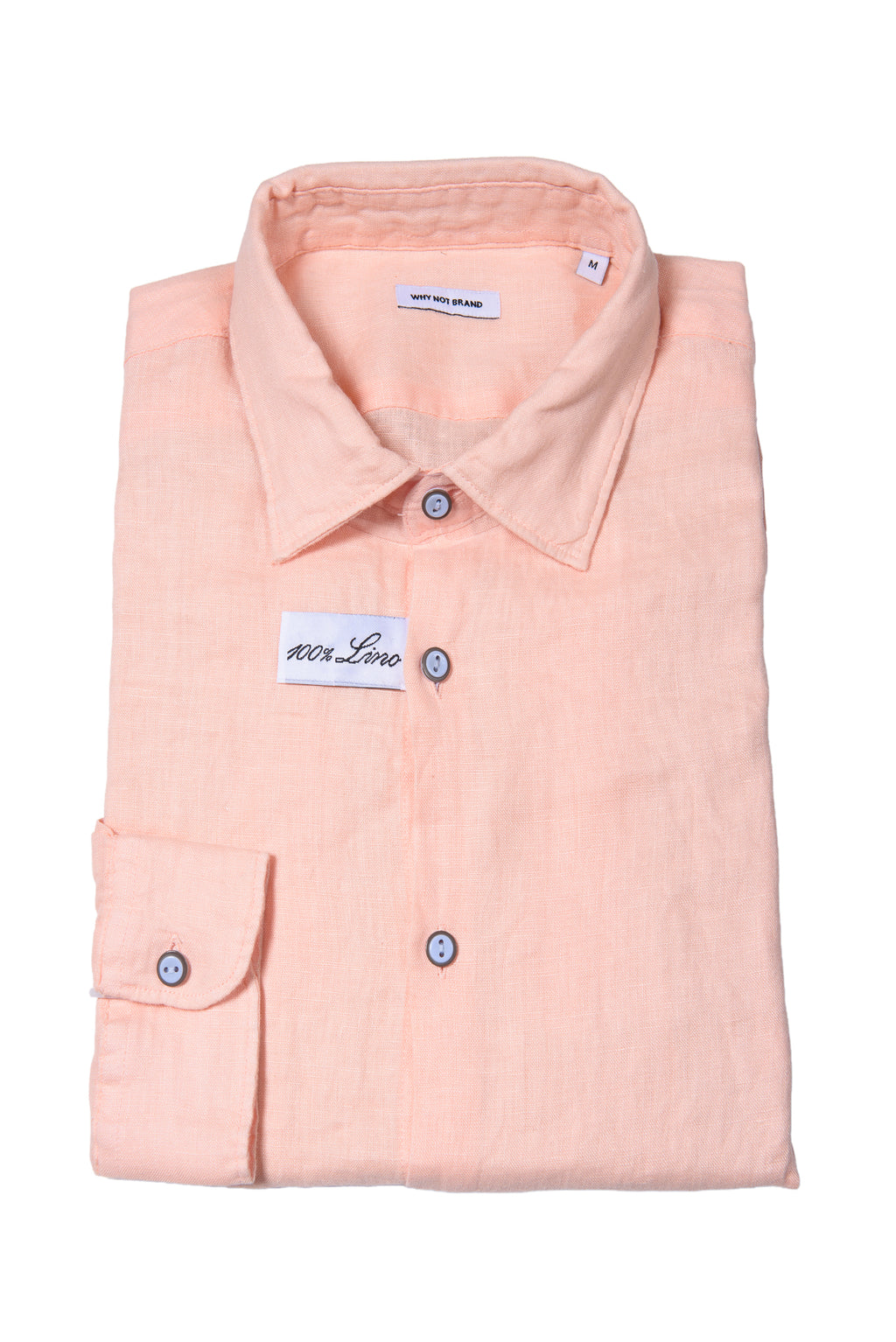 Camicia Francese 100% Lino Pesca