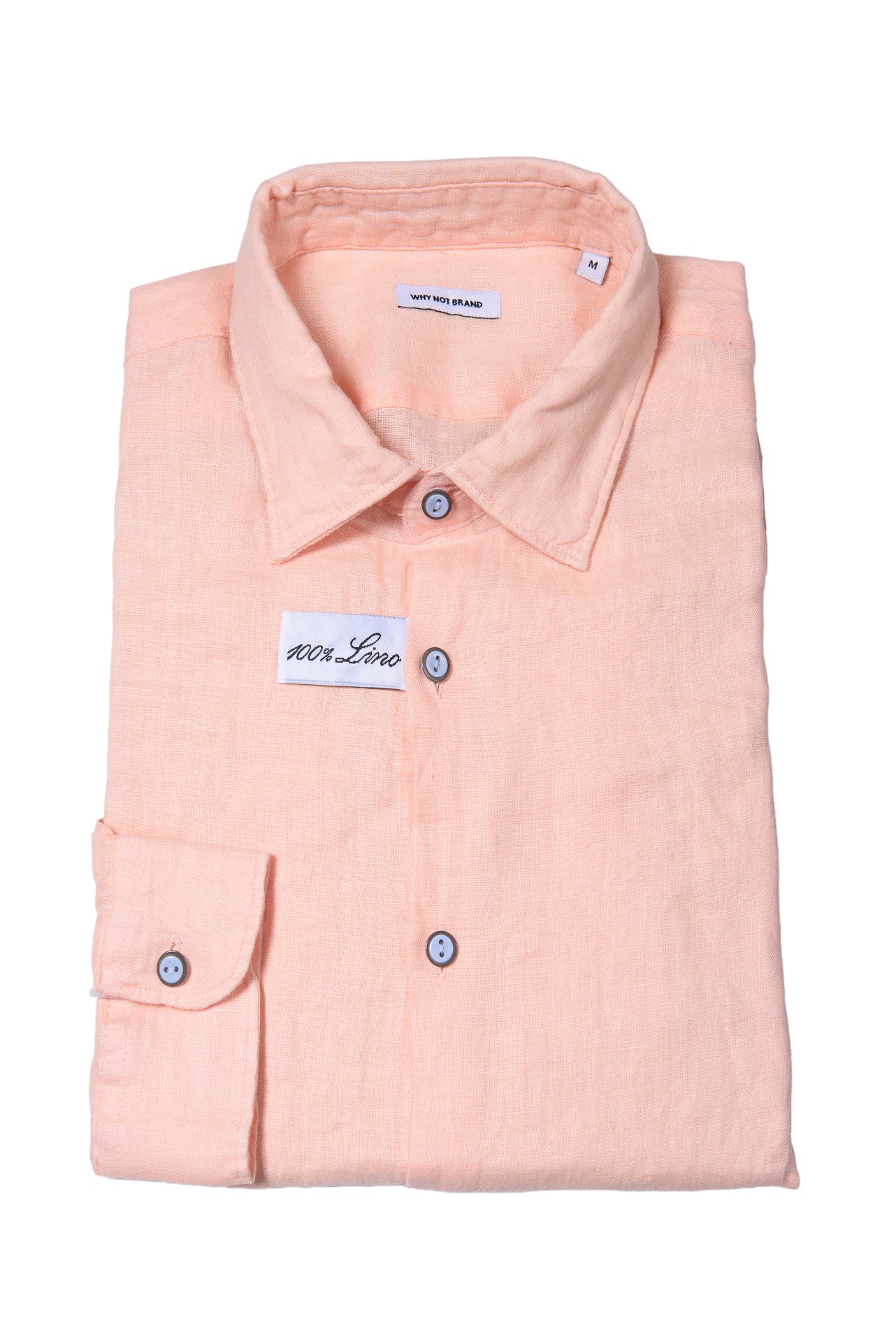 Camicia Francese 100% Lino Pesca