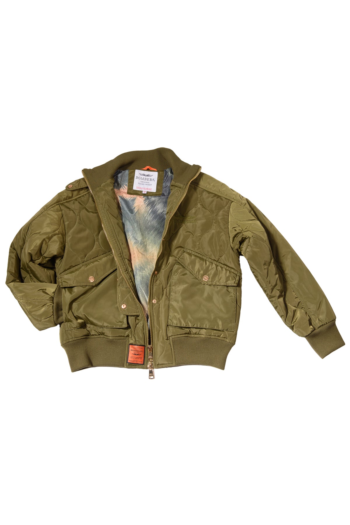 Bomber Oversize Trapuntato Khaki