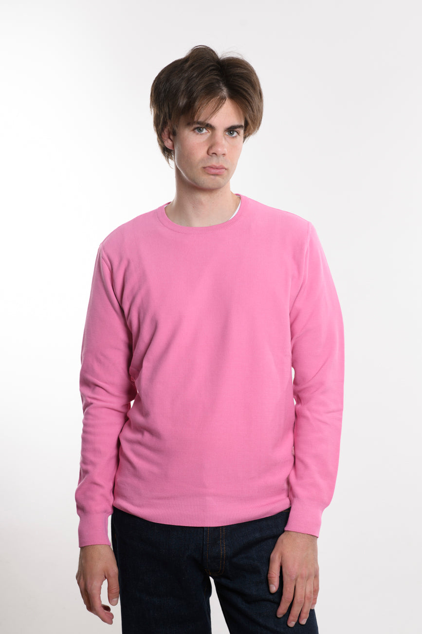 Maglia Girocollo della Ciana 100% Piqué Rosa