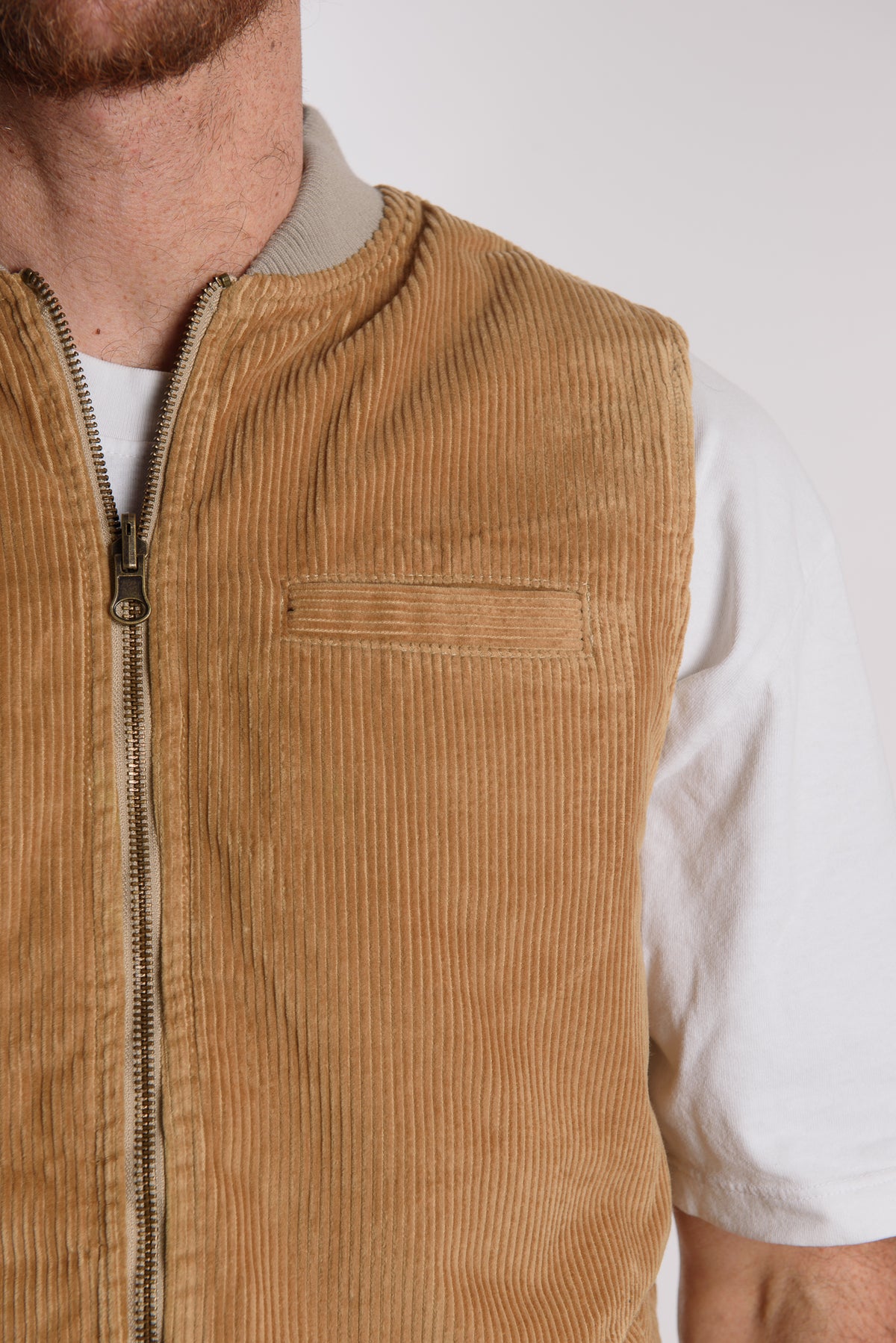 Gilet Velluto Reversibile