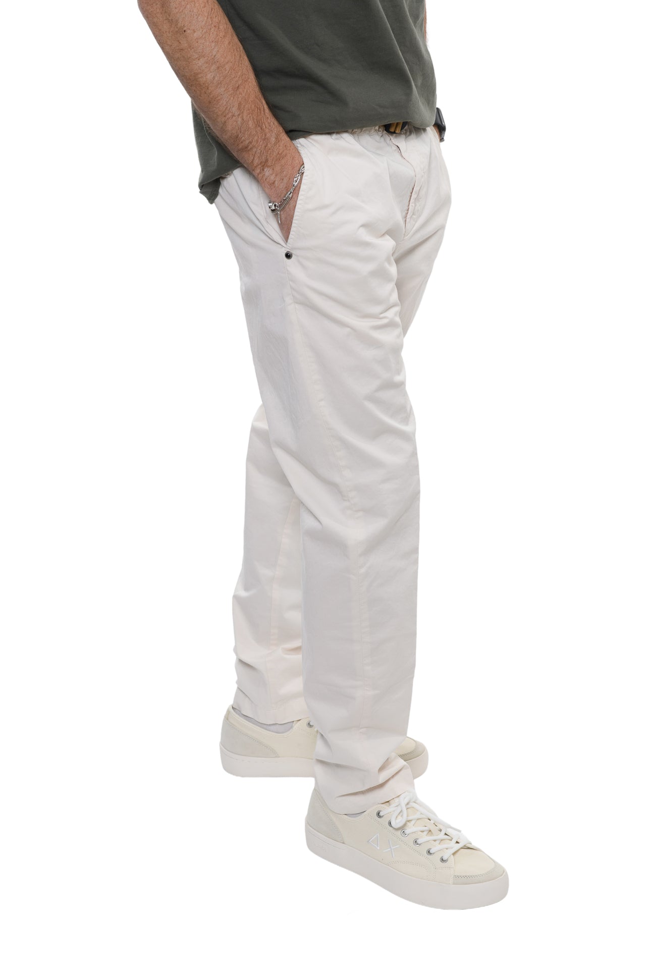 Whitesand Greg Lungo Bianco Cotone