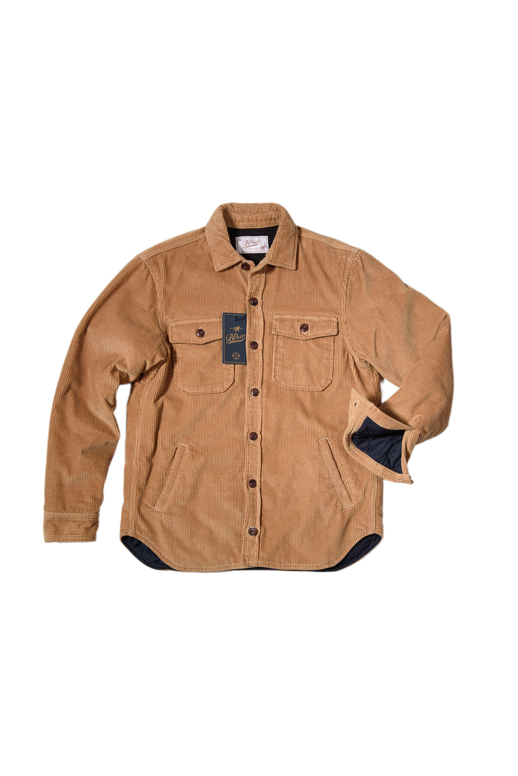 Giacca Camicia Velluto Beige